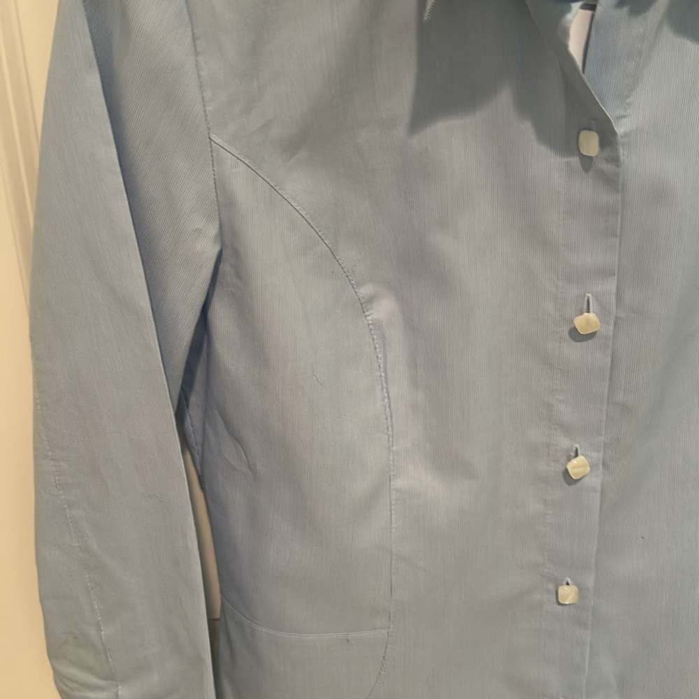 Talbots Peplum Style Shirt Size 6 NWT